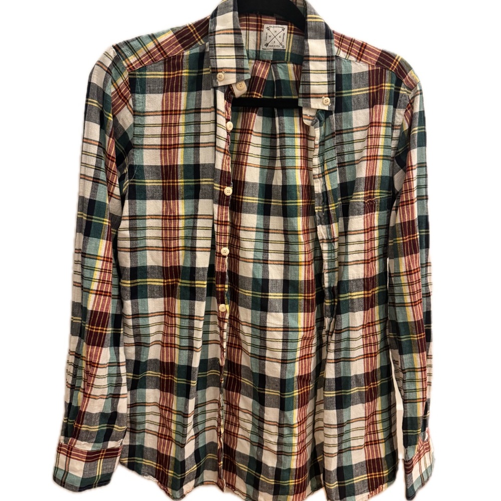 Kiel James Patrick Indian Madras Shirt